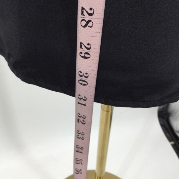 LULU'S XL Glamorous Stunner Black Satin Beaded Strapless Mini Dress NEW B132 - Picture 4 of 8